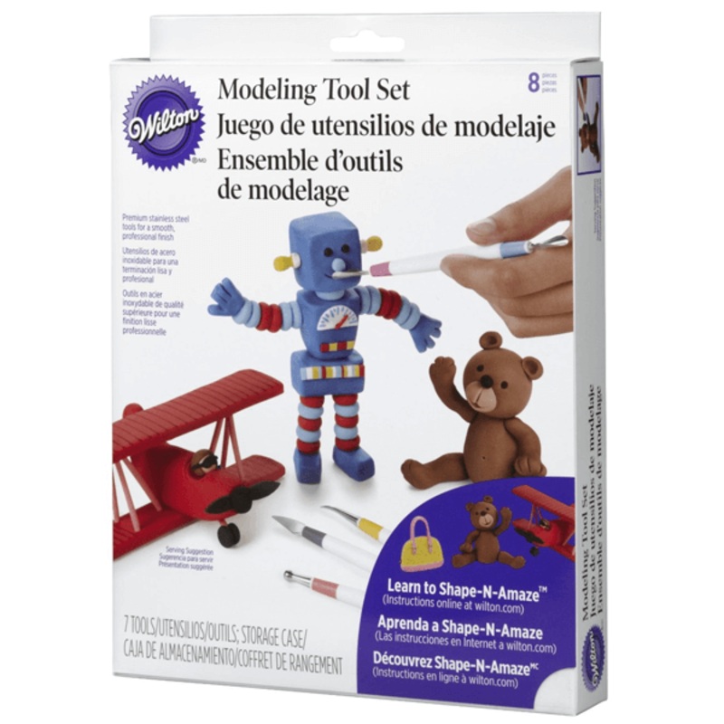 Wilton Modeling Tools Steel Set 8 Pcs