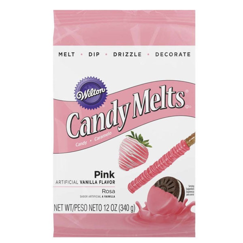 Wilton Pink Candy Melts 340gms