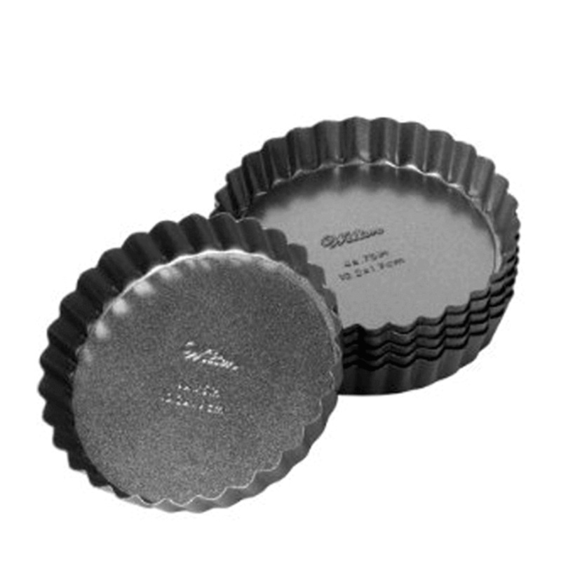 Wilton Round Tart / Quiche Pan 4" 6pcs