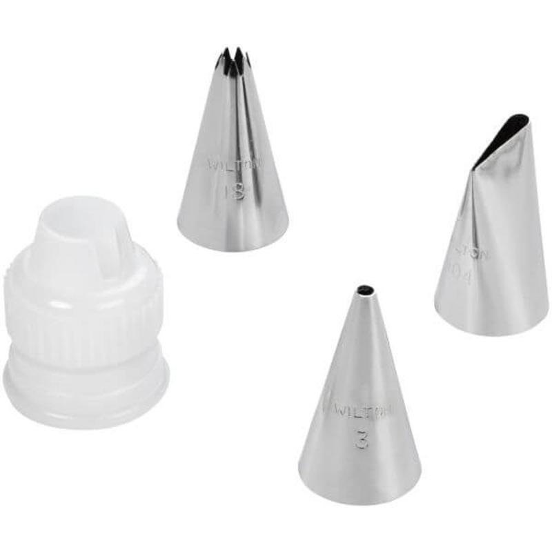Wilton Tip and Coupler Set=4pcs