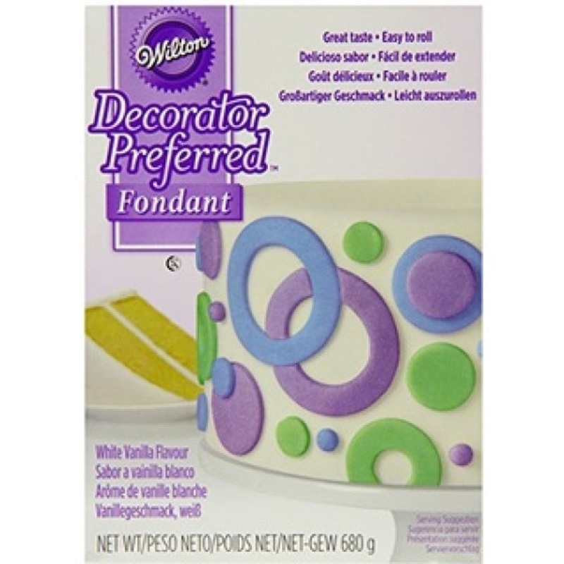 Wilton White Rolled Fondant 680 gms