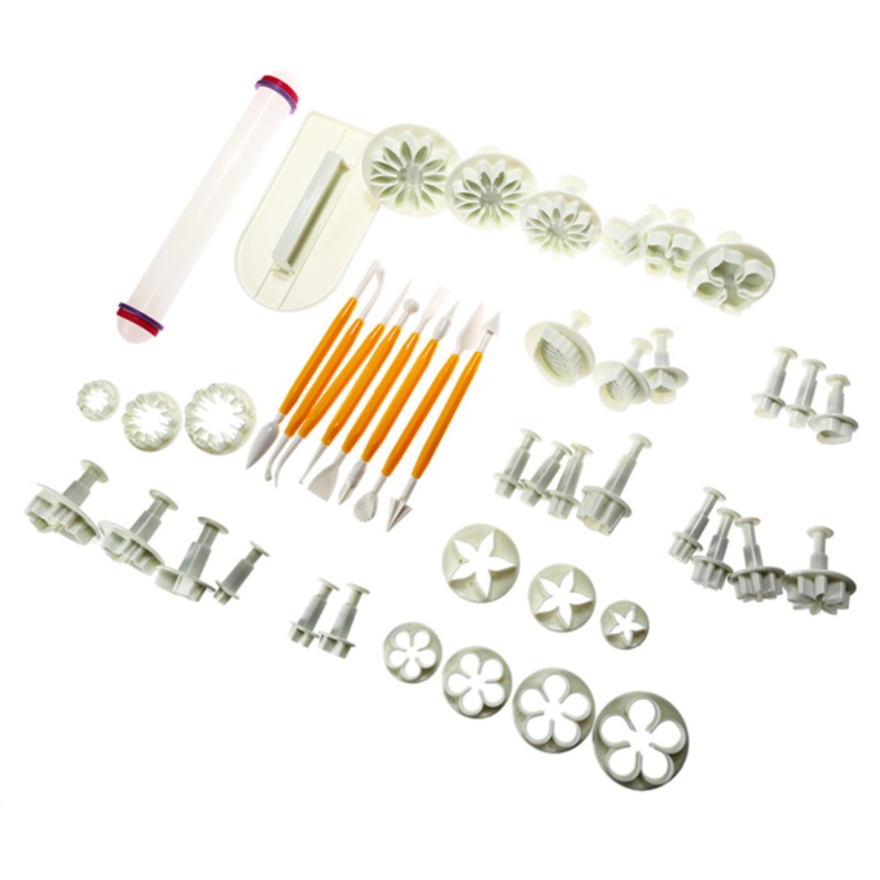 46pcs Pastry, Fondant & Cake Tools Set 2