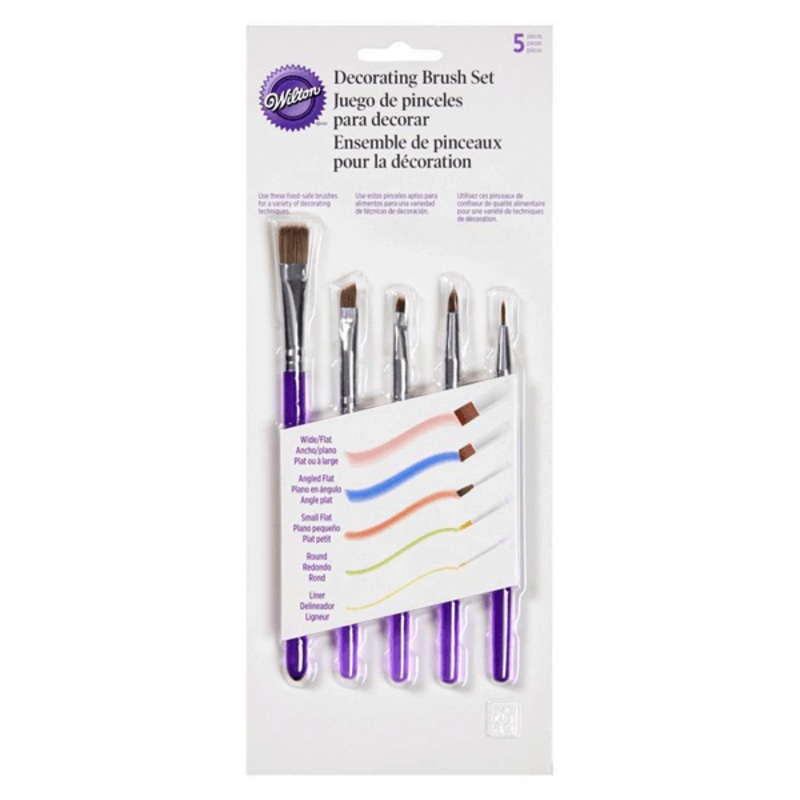 Wilton Decorating Brush Set 5 pcs