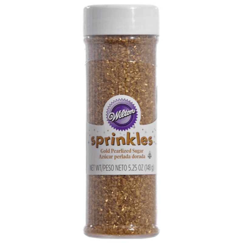 Wilton Sprinkles Gold Pearlized Sugar