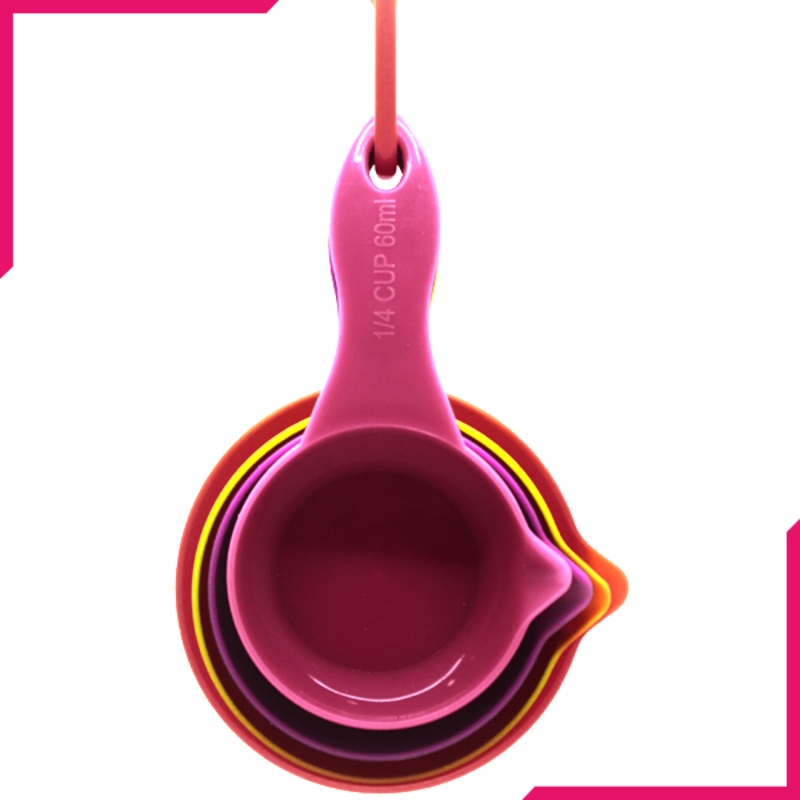 4 pc Measuring Cups Set Multi Color