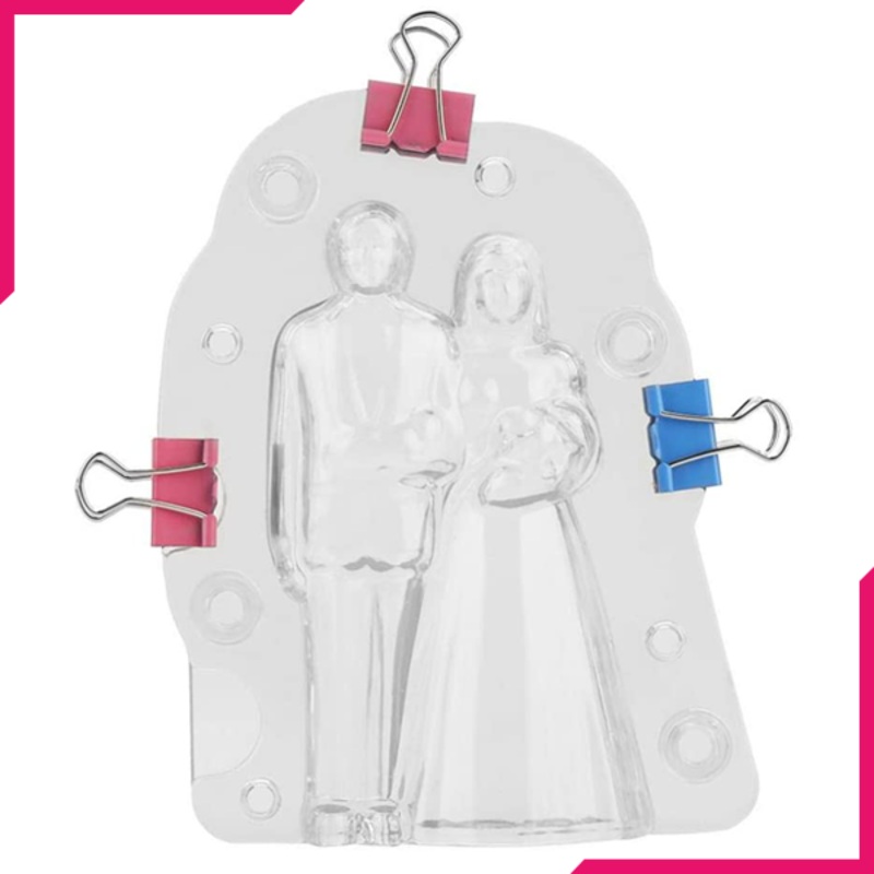 Acrylic Chocolate Bride & Groom Mold