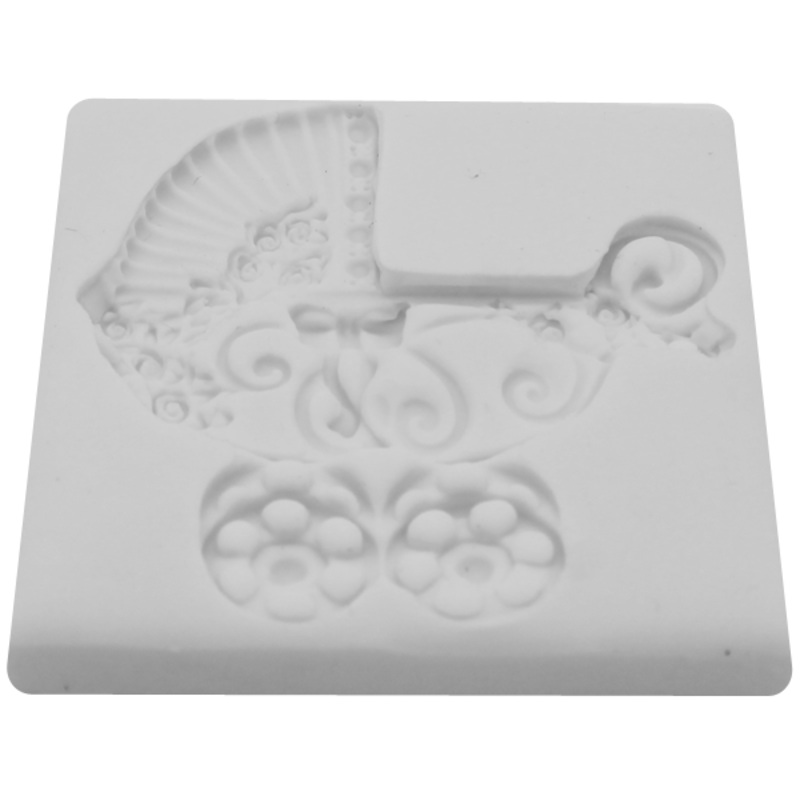 Baby Cart Silicone Fondant Mold