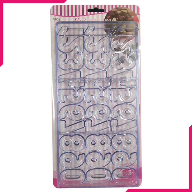 Cake Decor 0 to 9 Number Shape Polycarbonate Chocolate Mold