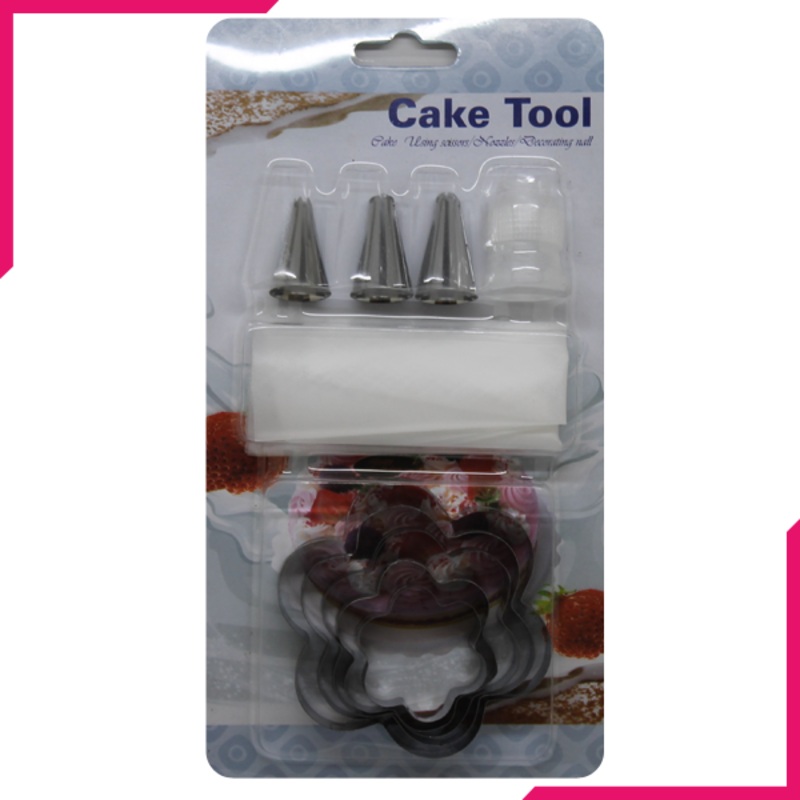 Cake Decorating Tips, Bags and Cutter Flower