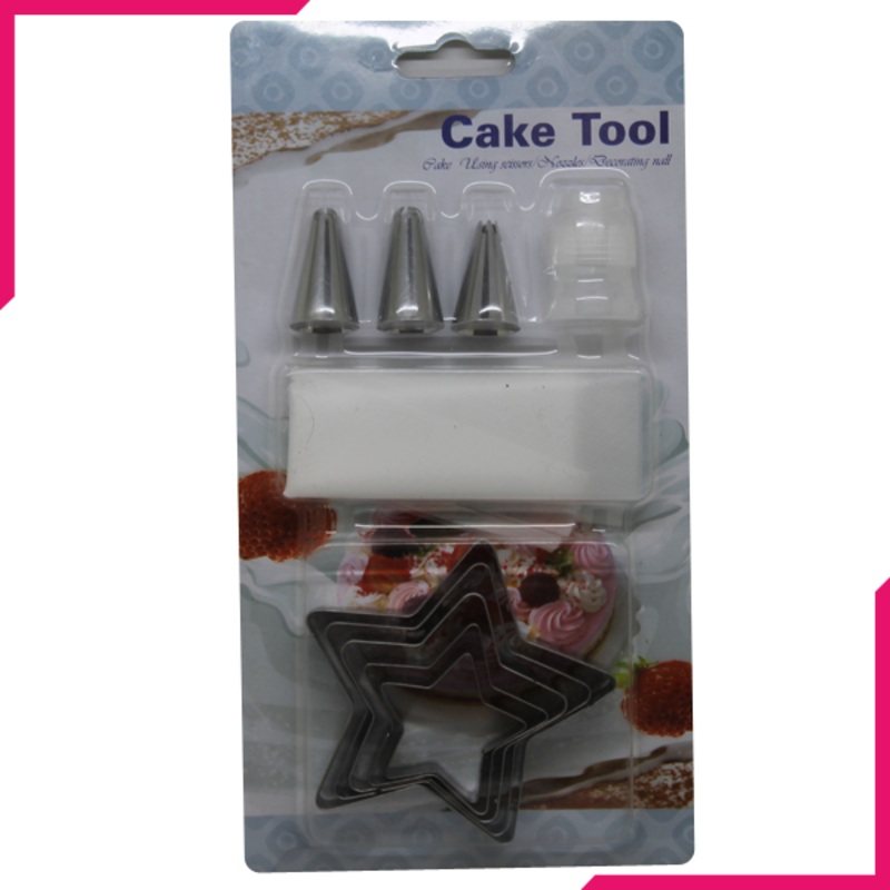 Cake Decorating Tips, Bags and Cutter Star
