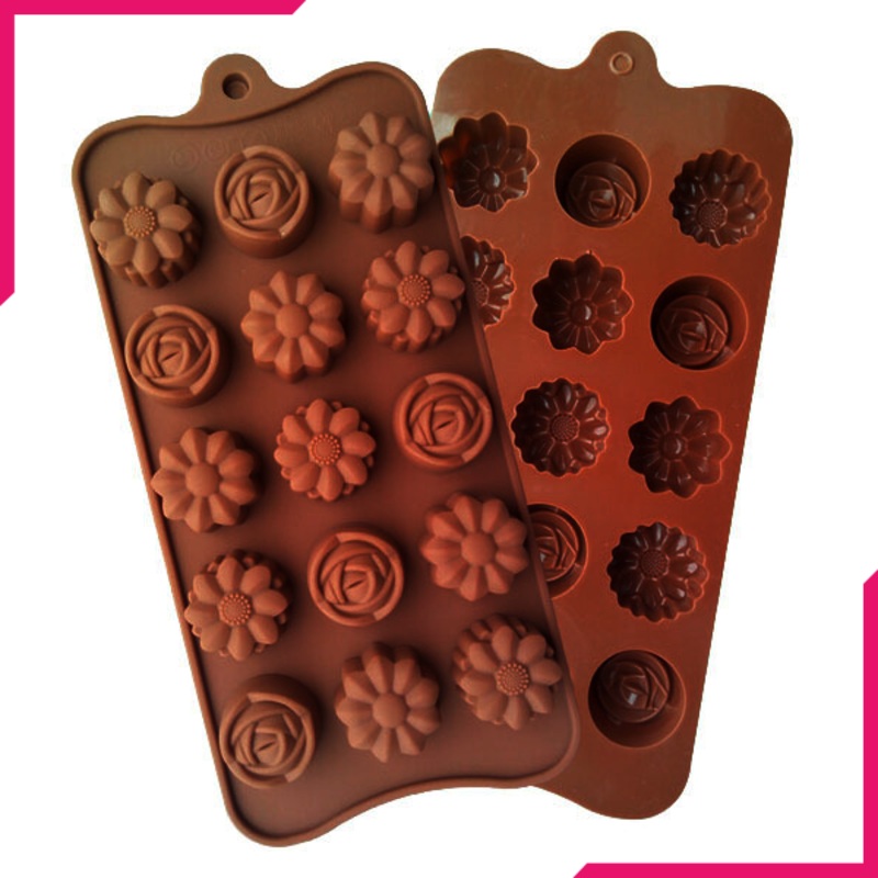 Chocolate Mold Flowers Shapes