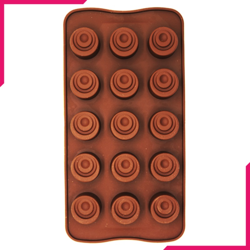 Chocolate Mold Round Spiral