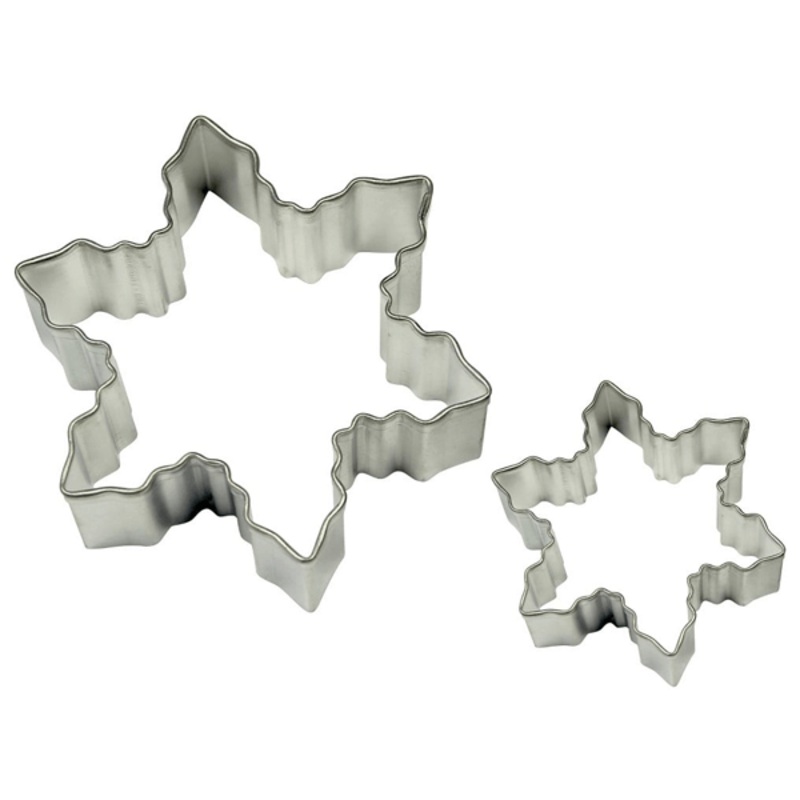 Cookie cutter set of 2 Snowflake
