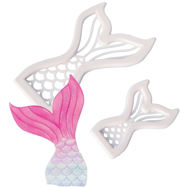 Fish Tail Fondant & Cookie Cutter 2Pcs Set