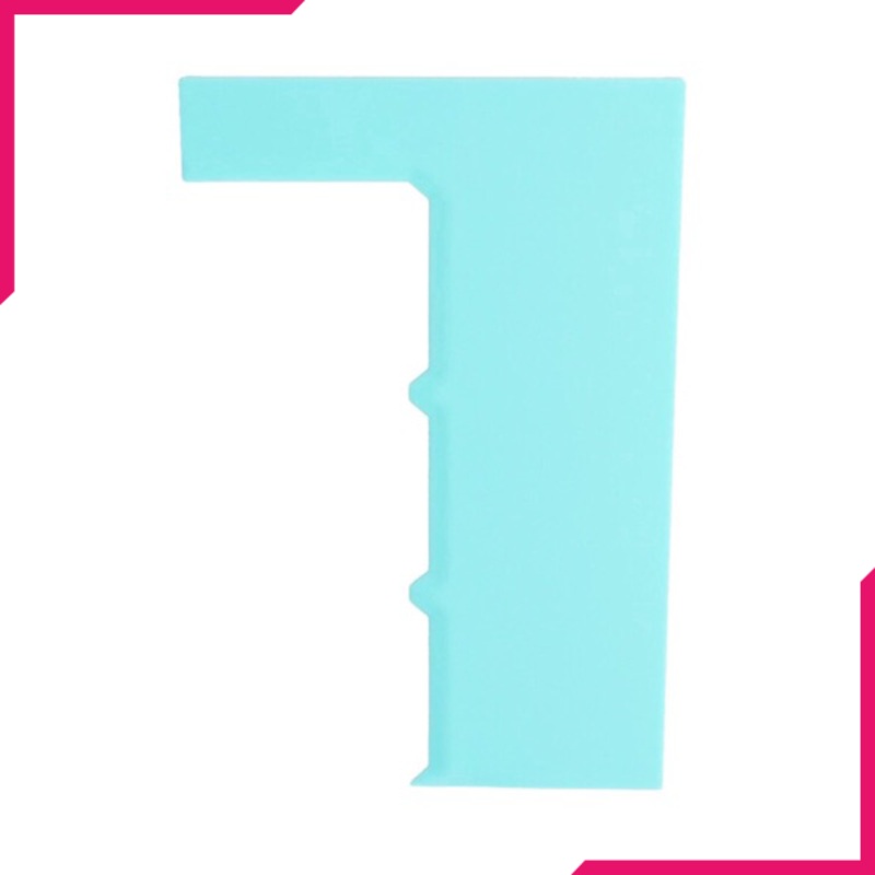 L Shape Icing Comb Pattern 1
