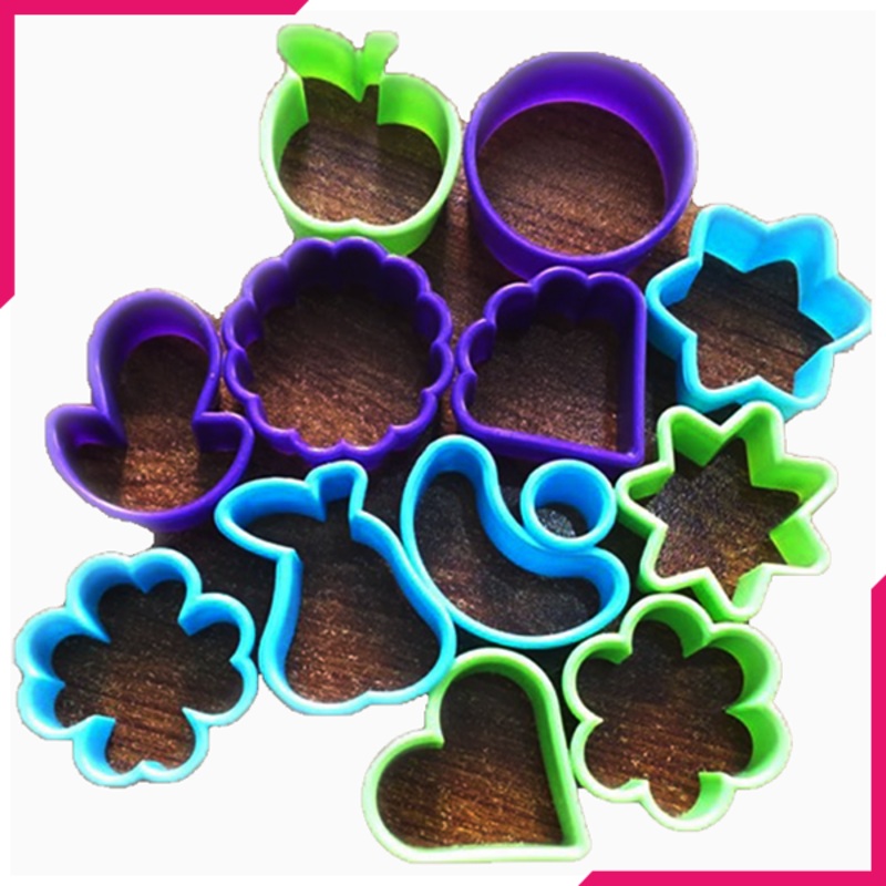 Multi Shaped Cookie Fondant Cutter Set