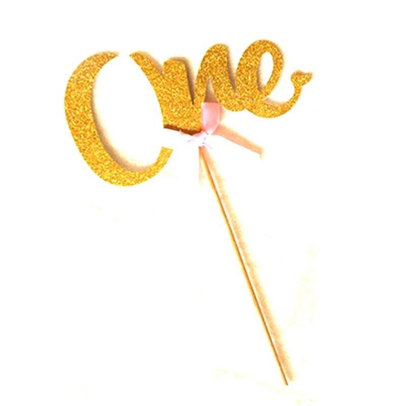 ONE Big Alphabet Party Decoration Topper