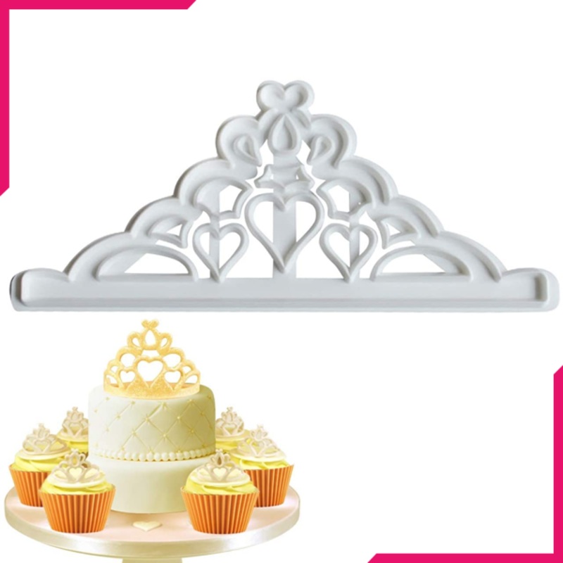 Plastic Crown Shape Fondant Cutter