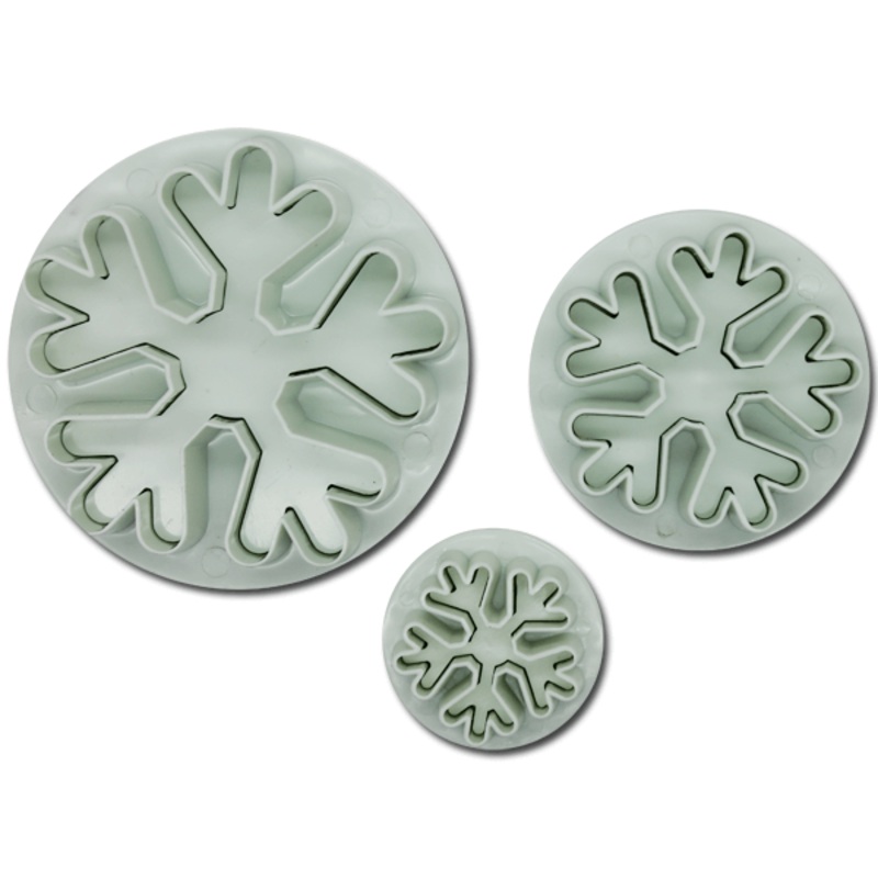Plunge Cutter Snowflake 3 Pcs