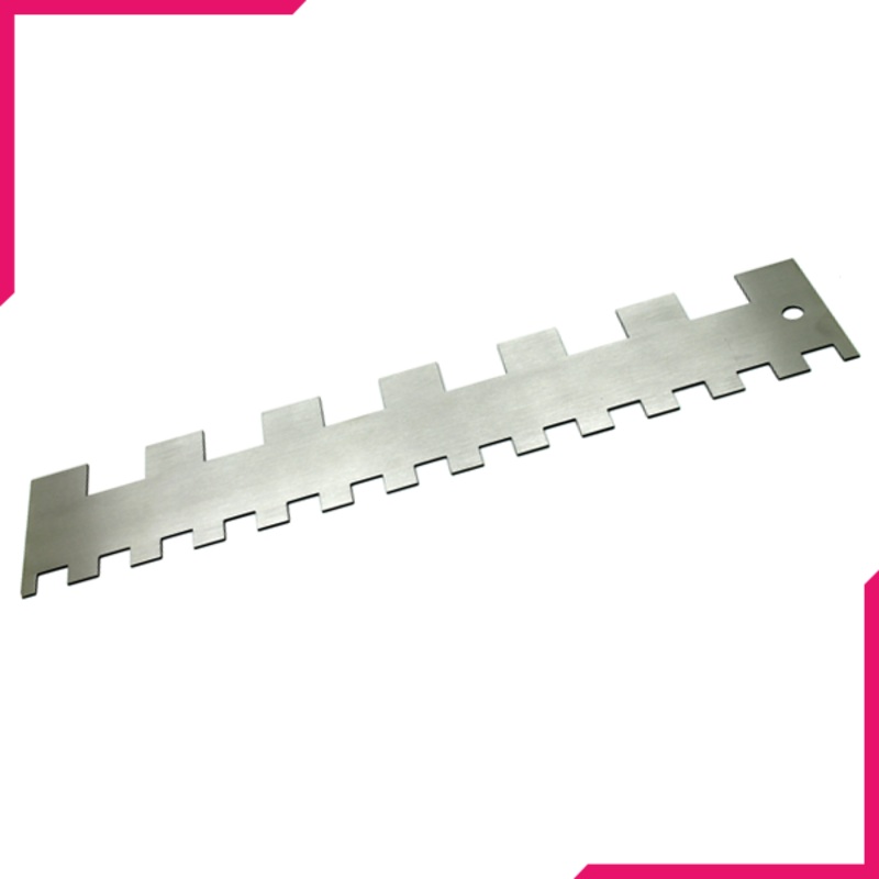 Stainless Steel Icing Comb Pattern 6
