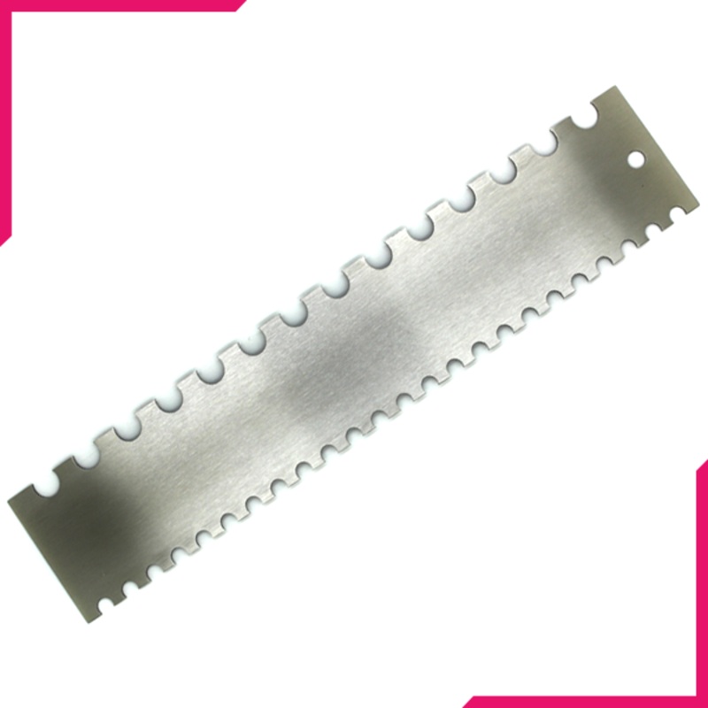 Stainless Steel Icing Comb Pattern 8