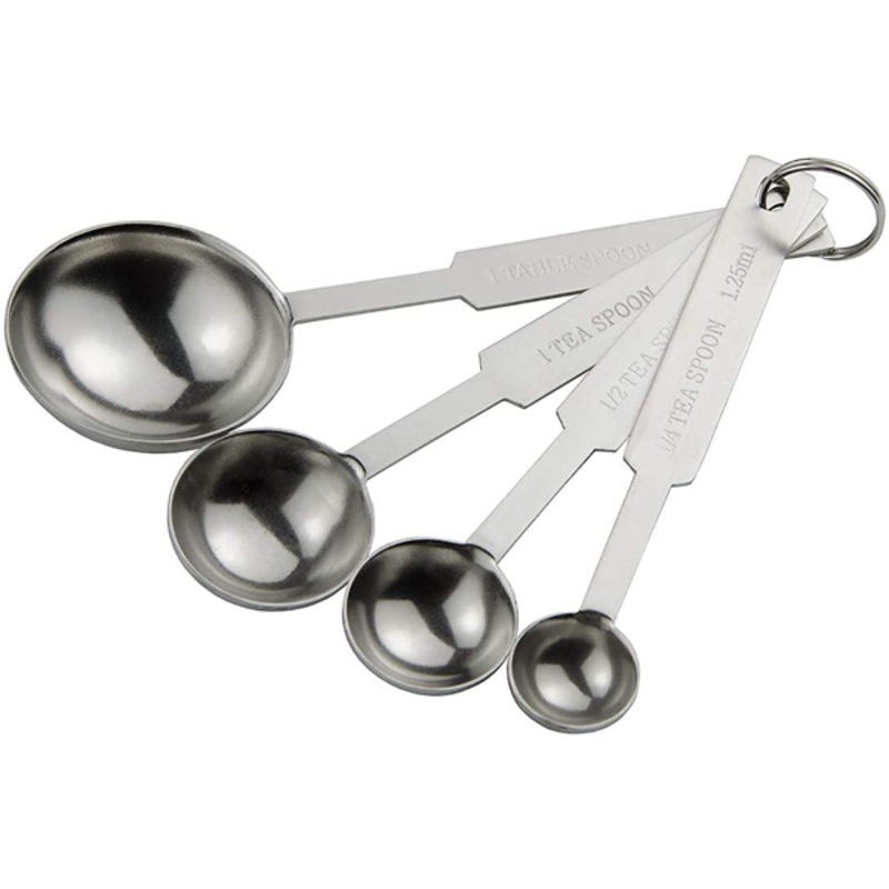Stainless Steel Measuring Spoon Set Heavy Gauge