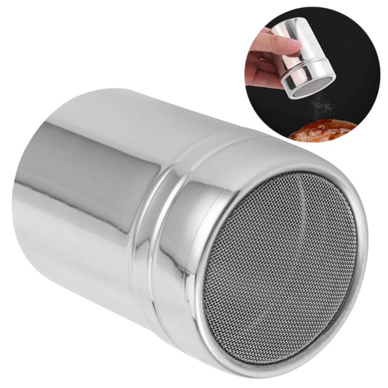 Stainless Steel Shaker for Icing Sugar & Flour Large