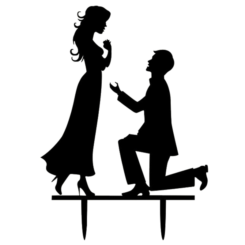 Wedding Theme Party Cake Topper