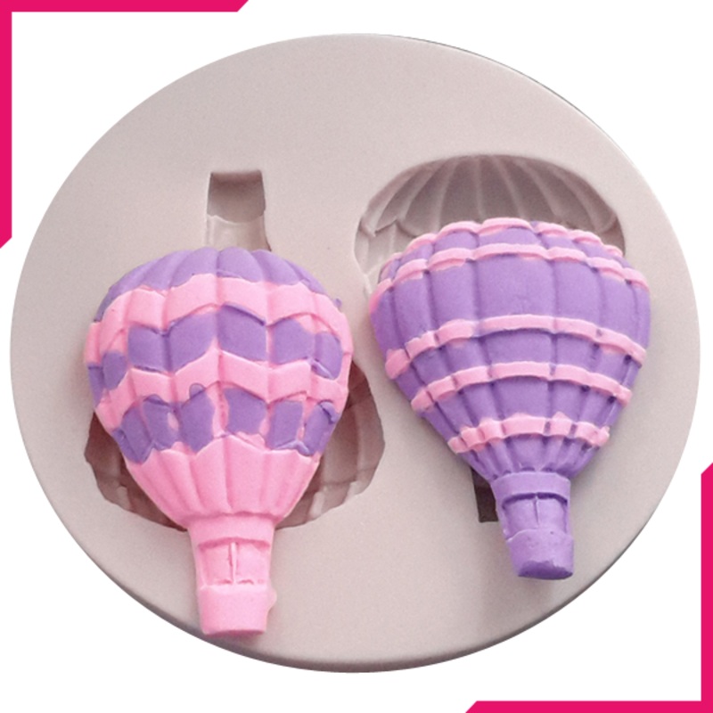 3D Hot Air Balloon Silicone Fondant Mold