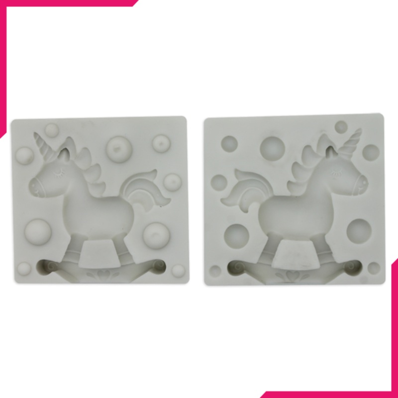 3D Rocking Unicorn Silicone Mold