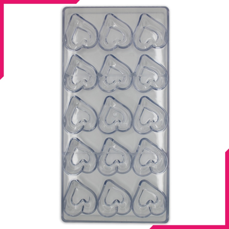 Acrylic Heart Chocolate Mold