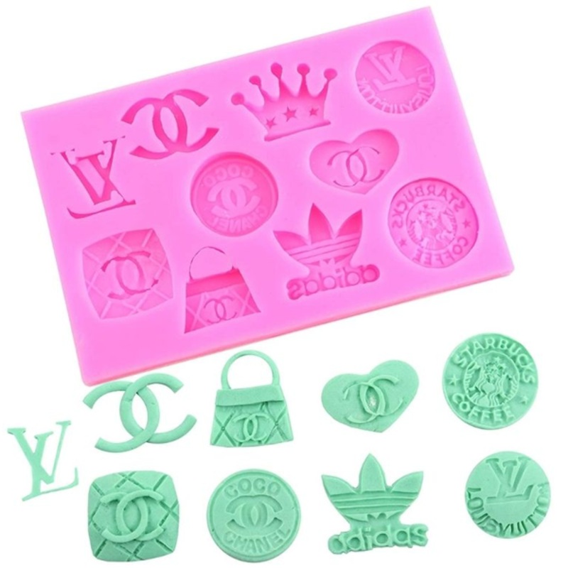 Brand Logo Silicone Fondant Mold