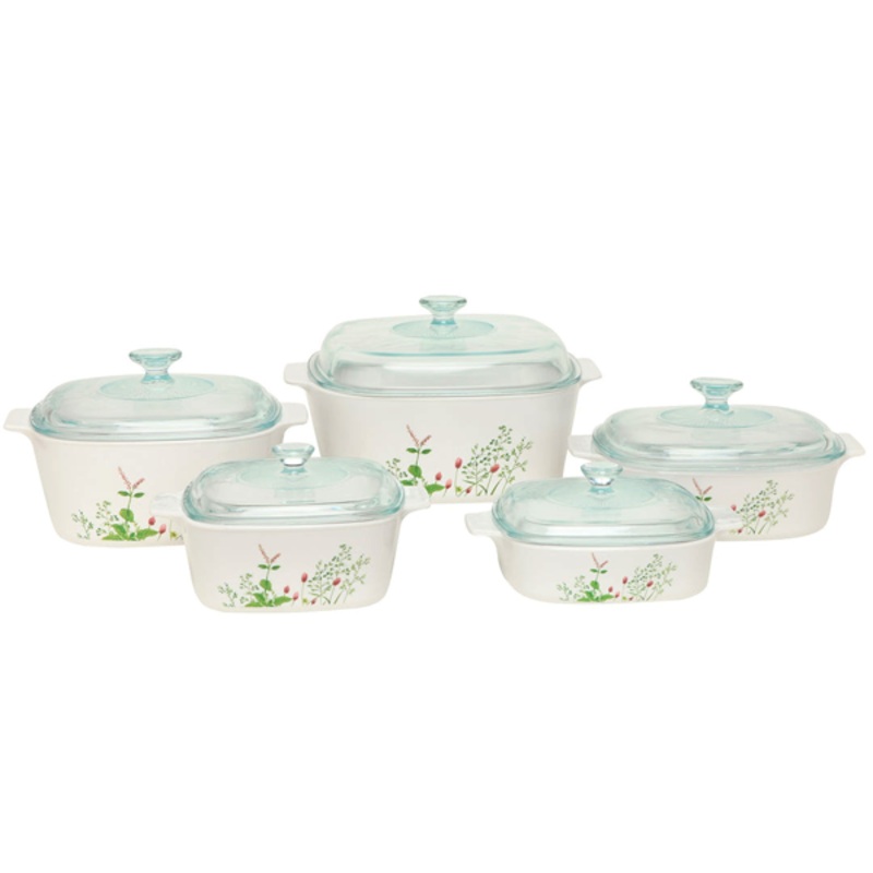 Corningware 10 Pcs Chef Classic Set Provence Garden