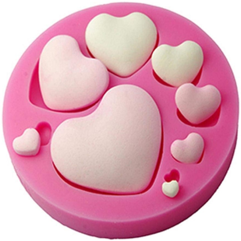 Heart Shaped Silicone Mold 8 Cavity