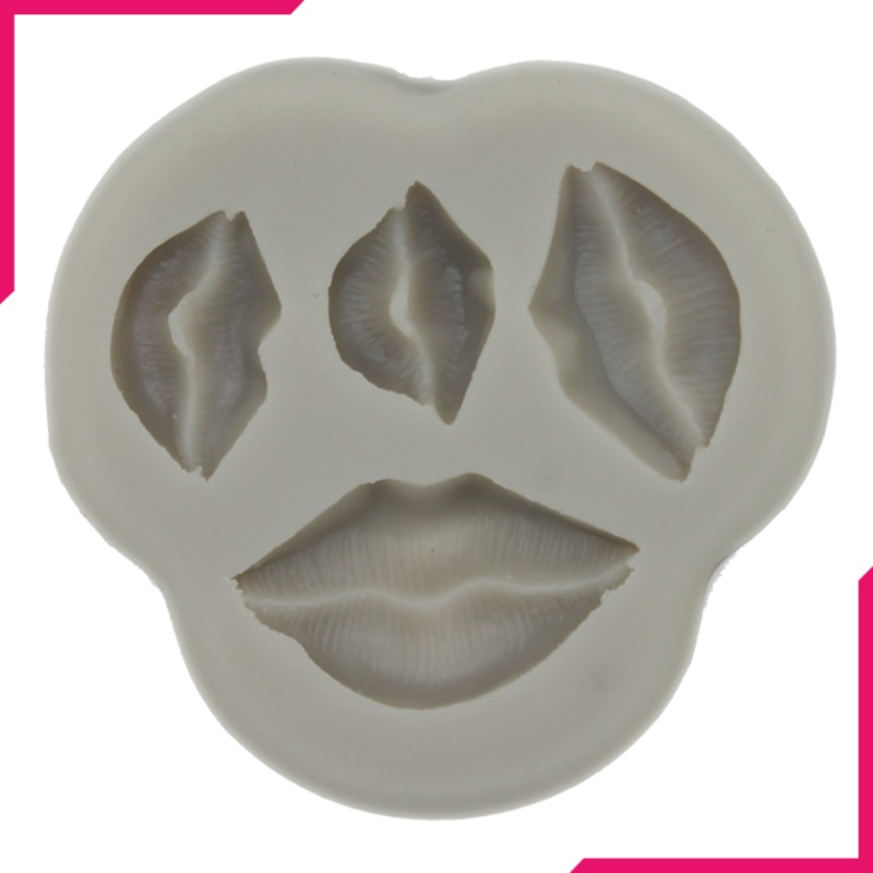 Silicone Fondant Mold 3D Lips