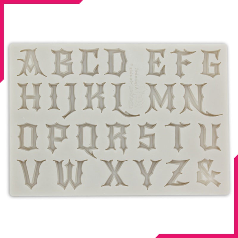 Silicone Fondant Mold Avenger Alphabets
