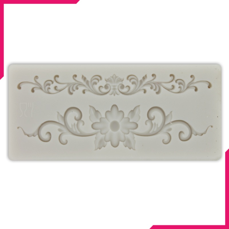 Silicone Fondant Mold Cake lace Border