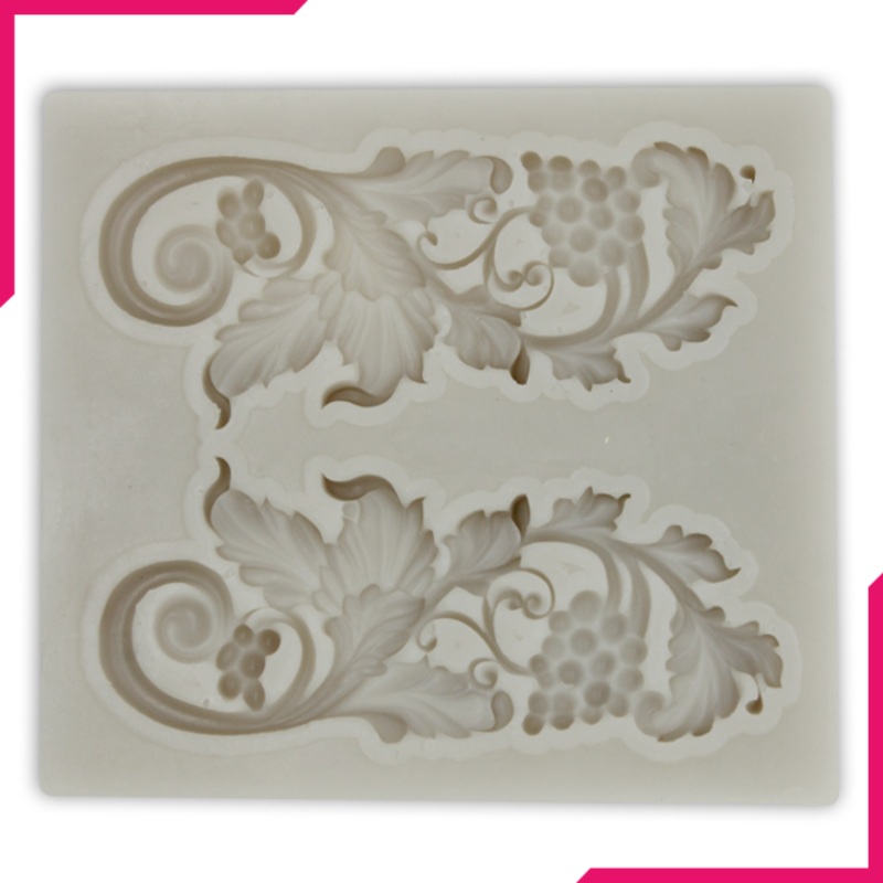 Silicone Fondant Mold Floral Lace