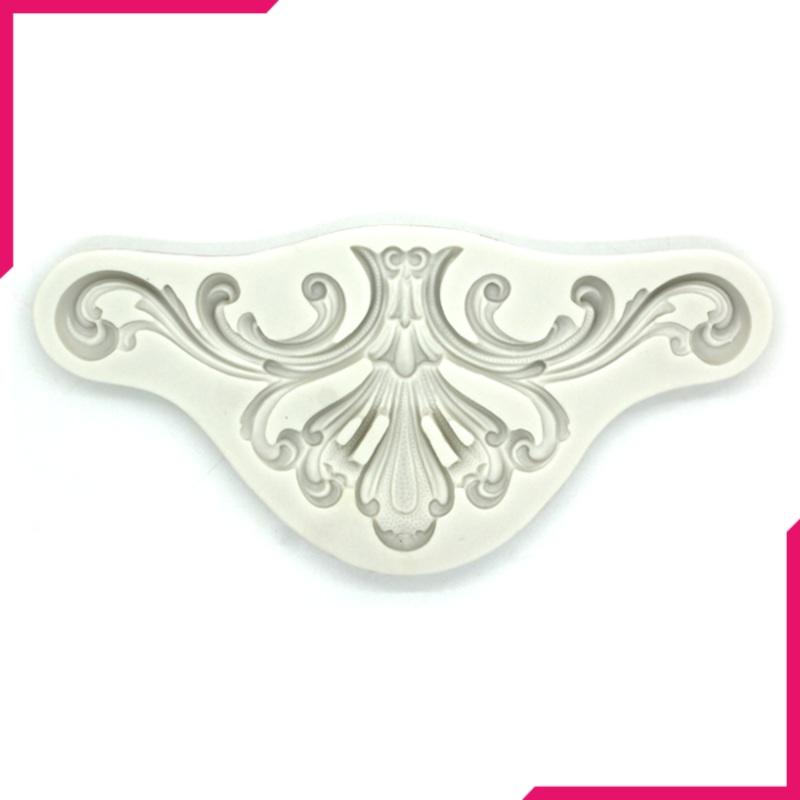 Silicone Fondant Mold Flower Border