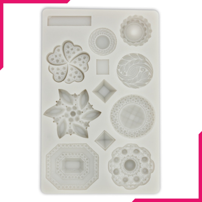 Silicone Fondant Mold Multi Shapes
