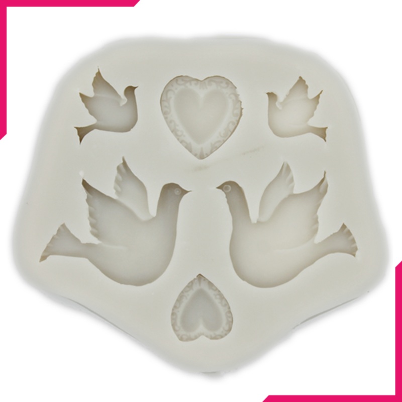 Silicone Fondant Mold Pigeon