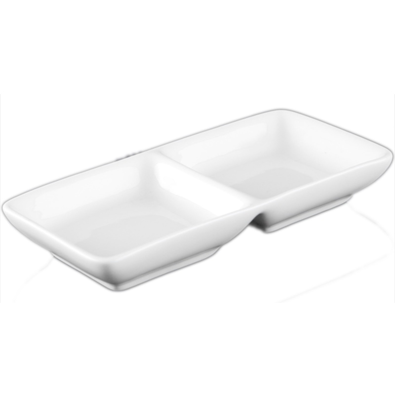 Wilmax Fine Porcelain Divided Dish