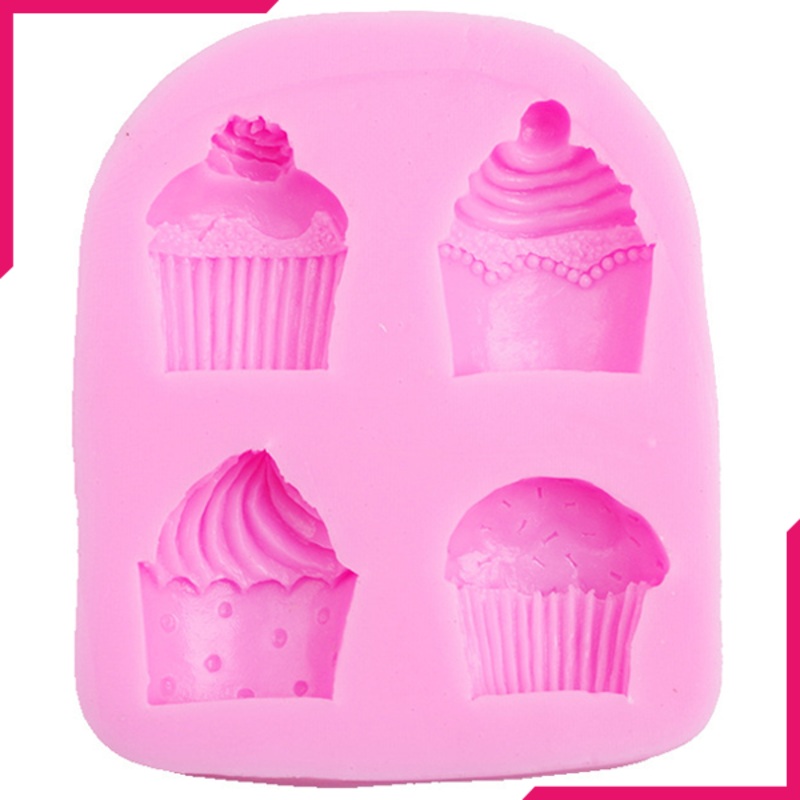 3D Cupcake Shaped Silicone Mold