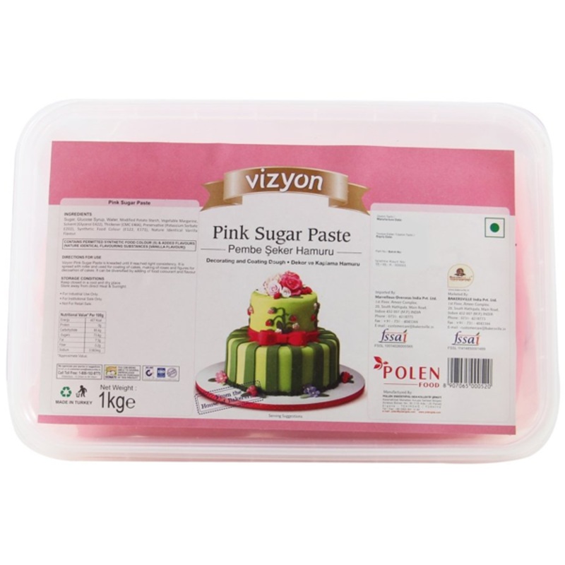 Baby Pink Fondant Sugar Paste 1Kg Pack