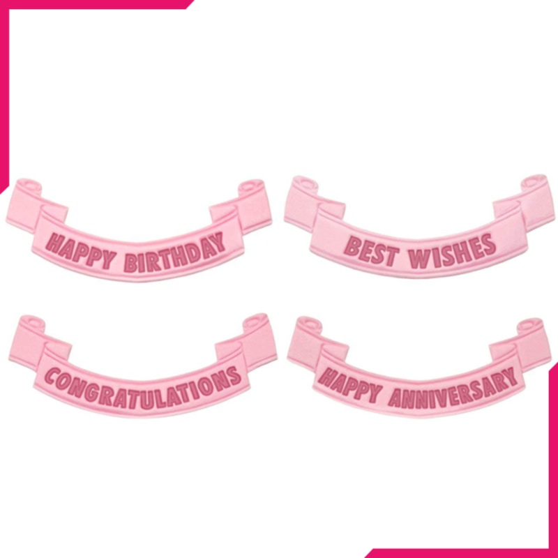 Celebration Banners Fondant Cutter