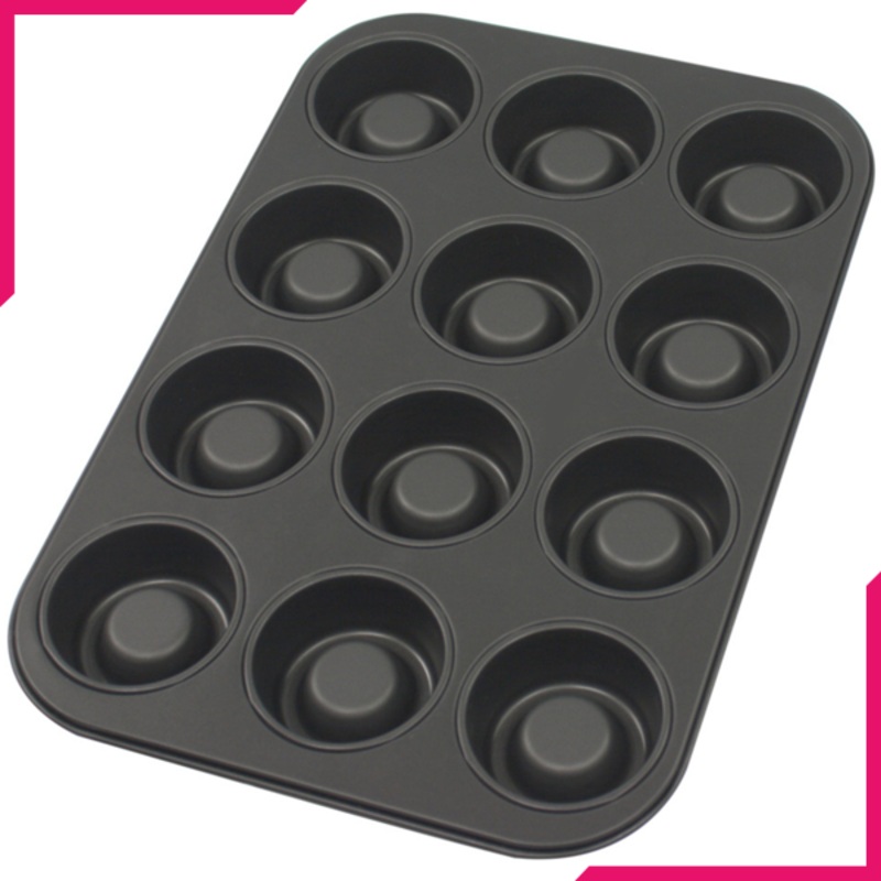 Non-Stick 12 Cup Muffin Tray
