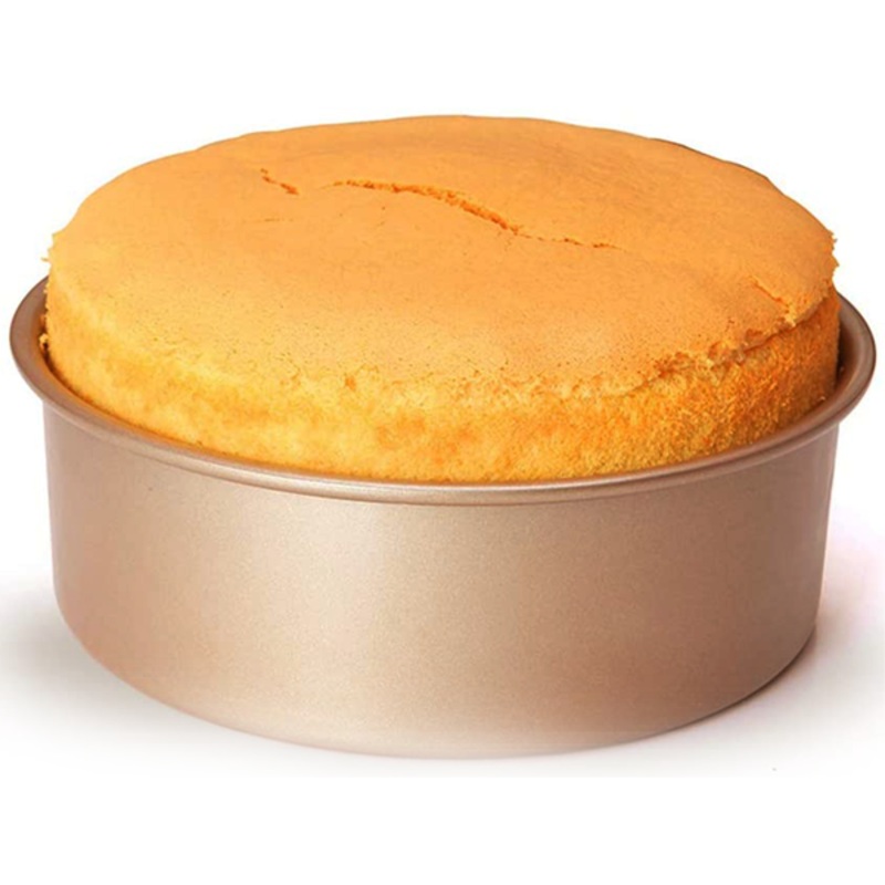 Round Gold Color Non-Stick Cake Pan