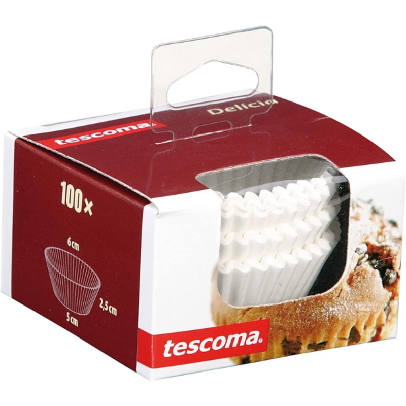 Tescoma White Paper Cupcake Liner
