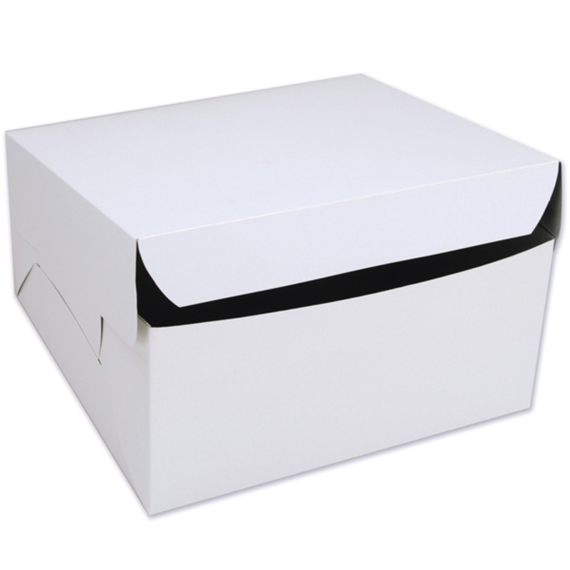 White Cake Box 10x10 Inches