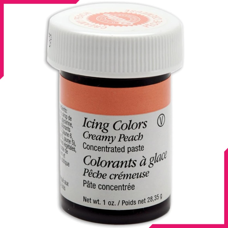 Wilton Creamy Peach Icing Color